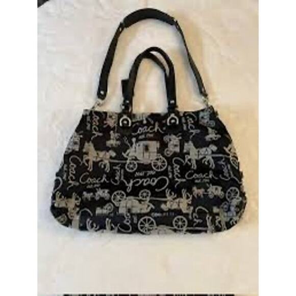 Coach Ashley Grace Horse & Carriage Anniversary satchel bag F15656 - Picture 2 of 11